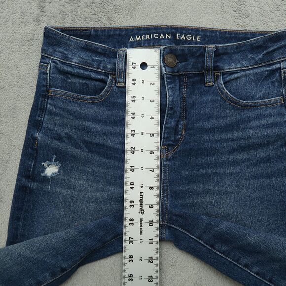 American Eagle Jeans Women's Size 4R High-Rise Jegging Denim 28" Inseam - Picture 10 of 16